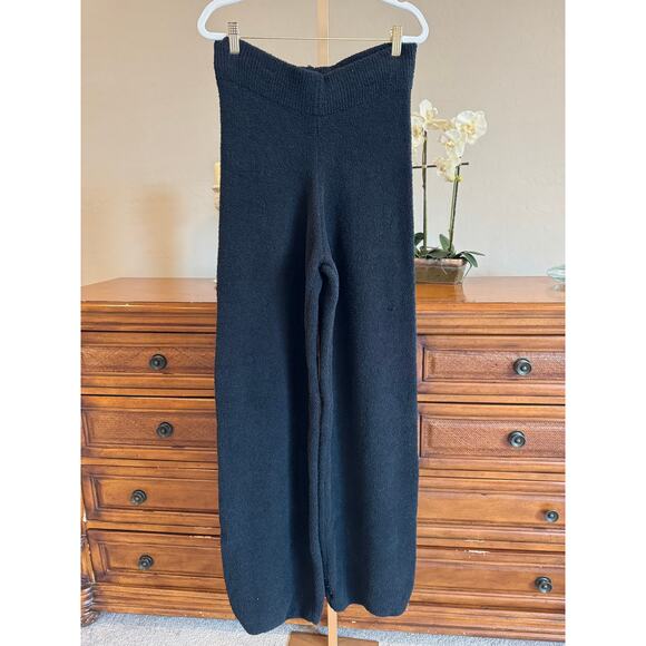 SKIMS Cozy Knit Straight Pant Onyx Black Size Small NWT Sold Out Retail $88 - Picture 7 of 9